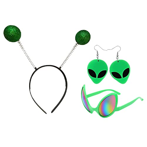 SOIMISS 1 Satz Teiliges Stirnband Ohrringe und Sonnenbrille für Halloween und Feiern Lustige Accessoires für Damen und Herren für Fotos und Veranstaltungen von SOIMISS