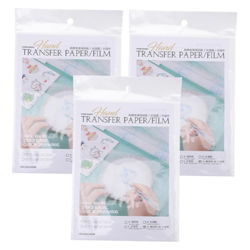 SOIMISS 1 Satz Wasserlösliche Stickfolie Transferpapier für Diy Stickerei Handarbeiten und Applikationen Einfach zu Verwenden für Stoffe von SOIMISS
