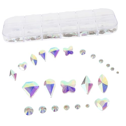 SOIMISS 1 Schachtel DIY Nail Charms Strasssteine Fach Aufbewahrungsbox Glitzersteine für Maniküre Nail Art Schmuck Edelsteine für Nägel und DIY Dekorationen SOIMISS 1 Schachtel DIY Nail Charms Strasssteine Fach Aufbewahrungsbox Glitzersteine für Maniküre Nail Art Schmuck Edelsteine für Nägel und DIY Dekorationen von SOIMISS