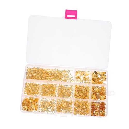 SOIMISS 1 Schachtel DIY Ohrring Haken aus Vergoldetem Langlebig und Glatt ohne Grate zum Schmuck Selber Machen für Erwachsene und Anfänger Dangle Hooks für Vielseitige Ohrringkreationen SOIMISS 1 Schachtel DIY Ohrring Haken aus Vergoldetem Langlebig und Glatt ohne Grate zum Schmuck Selber Machen für Erwachsene und Anfänger Dangle Hooks für Vielseitige Ohrringkreationen von SOIMISS