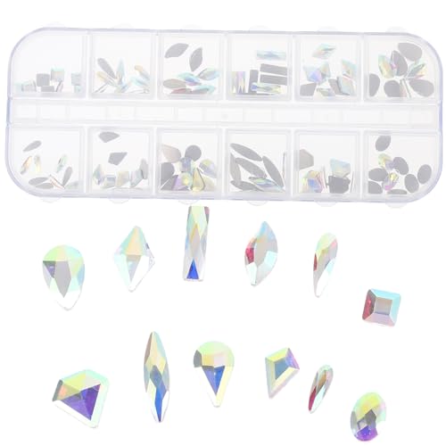 SOIMISS 1 Schachtel Fach DIY Nagelkunst Strasssteine Flache Rückseite Funkelnde Ab Vielseitige Nagel Deko für Salon und Party Langlebig und Einfach Anzuwenden SOIMISS 1 Schachtel Fach DIY Nagelkunst Strasssteine Flache Rückseite Funkelnde Ab Vielseitige Nagel Deko für Salon und Party Langlebig und Einfach Anzuwenden von SOIMISS