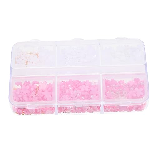 SOIMISS 1 Schachtel Fächer Nagelkunst Set Einzigartige Blüten Nagelcharms aus Hochwertigem Harz für DIY Maniküre für Partys und Kreative Nägelgestaltung Fach Unterteilt für Einfache SOIMISS 1 Schachtel Fächer Nagelkunst Set Einzigartige Blüten Nagelcharms aus Hochwertigem Harz für DIY Maniküre für Partys und Kreative Nägelgestaltung Fach Unterteilt für Einfache von SOIMISS