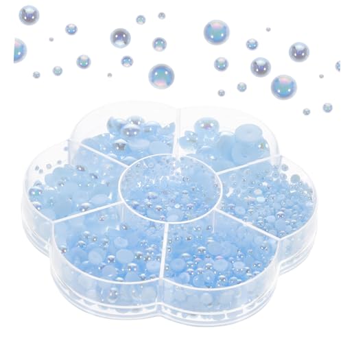 SOIMISS 1 Schachtel Halbrunde Flatback Perlen in Verschiedenen Material DIY Perlen für Haaraccessoires Nagelkunst Schmuckherstellung und Bastelprojekte Klebbar Glatte Oberfläche SOIMISS 1 Schachtel Halbrunde Flatback Perlen in Verschiedenen Material DIY Perlen für Haaraccessoires Nagelkunst Schmuckherstellung und Bastelprojekte Klebbar Glatte Oberfläche von SOIMISS