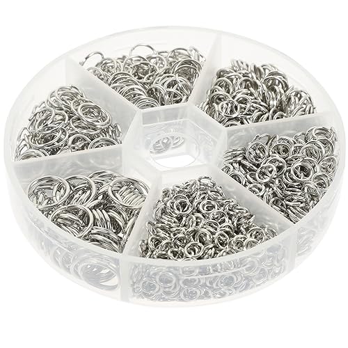 SOIMISS 1 Schachtel Kleinere Sprungringe Offene Biegeringe für DIY Schmuckherstellung und Reparaturen für Armbänder und und Langlebig von SOIMISS
