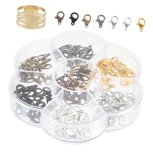 SOIMISS 1 Schachtel Metall Lobster Clasp Curved Claw Verschluss für Schmuckherstellung DIY Armband Charm Zubehör Langlebig Rostfrei Leicht und Kompakt für Handgemachten Schmuck SOIMISS 1 Schachtel Metall Lobster Clasp Curved Claw Verschluss für Schmuckherstellung DIY Armband Charm Zubehör Langlebig Rostfrei Leicht und Kompakt für Handgemachten Schmuck von SOIMISS