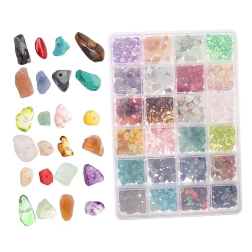 SOIMISS 1 Schachtel Naturstein Perlen Fächer DIY Bastelperlen für Schmuckherstellung Farbenfrohe Spacer Perlen Langlebige und Praktische Bastelmaterialien für Kreative Projekte SOIMISS 1 Schachtel Naturstein Perlen Fächer DIY Bastelperlen für Schmuckherstellung Farbenfrohe Spacer Perlen Langlebige und Praktische Bastelmaterialien für Kreative Projekte von SOIMISS
