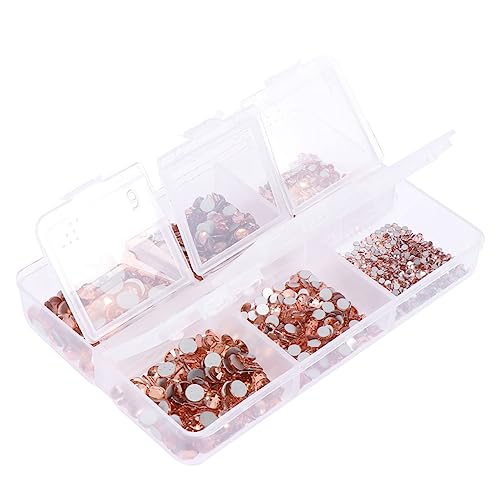 SOIMISS 1 Schachtel Teiliges Bunte Nagelstrasssteine aus Flachboden Nagelrhinestones für Nail Art Maniküre Dekoration Langlebig und Leicht für Profi und Heimgebrauch von SOIMISS