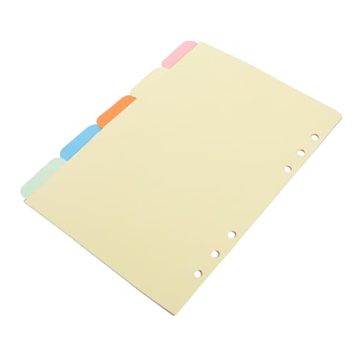 SOIMISS 1 Set Mit 5 Registerpapieren Loseblattbuch A5 Ordner 6 Notizbuchregister Papierregister Trennblätter Tagebuch Ordner Trennblätter Etiketten Trennblätter Für Aktenordner SOIMISS 1 Set Mit 5 Registerpapieren Loseblattbuch A5 Ordner 6 Notizbuchregister Papierregister Trennblätter Tagebuch Ordner Trennblätter Etiketten Trennblätter Für Aktenordner von SOIMISS
