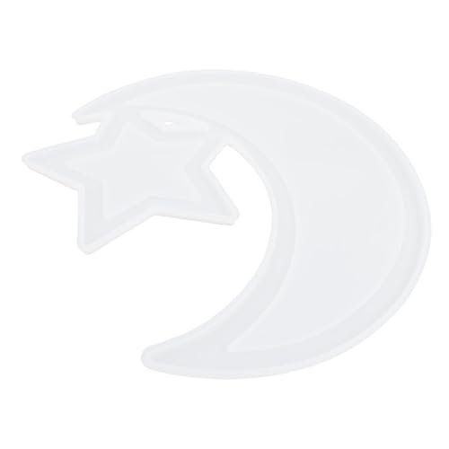 SOIMISS 1 Stück DIY Silikonform für Stern und Mond Tablett Kreative Gießform für Handgemachte Aufbewahrung für Snacks Schmuck und Deko Langlebig und Verschleißfest für Ihr Nächstes von SOIMISS