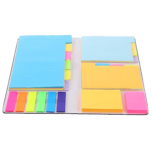SOIMISS 1 Stück Haftnotizen Selbstklebende Memo Pads Bunte Notizblätter für Planung und Organisation für Bürobedarf und Kreative Projekte von SOIMISS