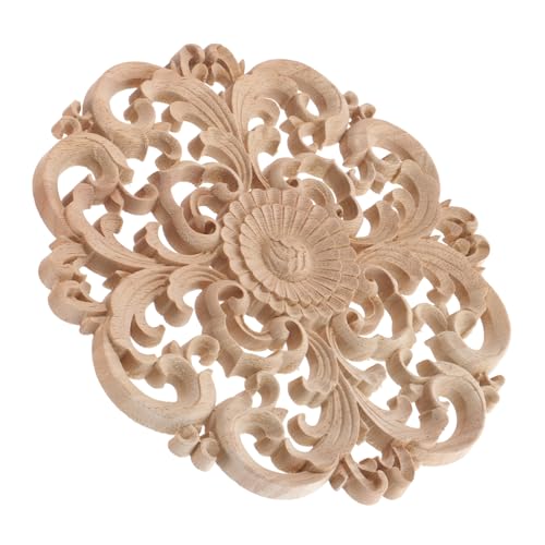 SOIMISS 1 Stück Holzschnitzerei Dekoration Tür Möbeldekoration Selber Machen Wohnzimmer Wanddekoration Wohnungsdekor Wohnkultur Home Wall Decor Zuhause Und Schreibtisch Bett Hölzern von SOIMISS