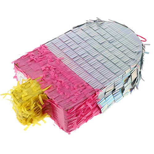 SOIMISS 1 Stück Pinata Eis Lolly Form Befüllbare Piñata für Kindergeburtstage Partyspielzeug für Junge Mädchen Süßigkeiten und Festlichkeiten Zufällige Farbe Zufällige Farbe von SOIMISS
