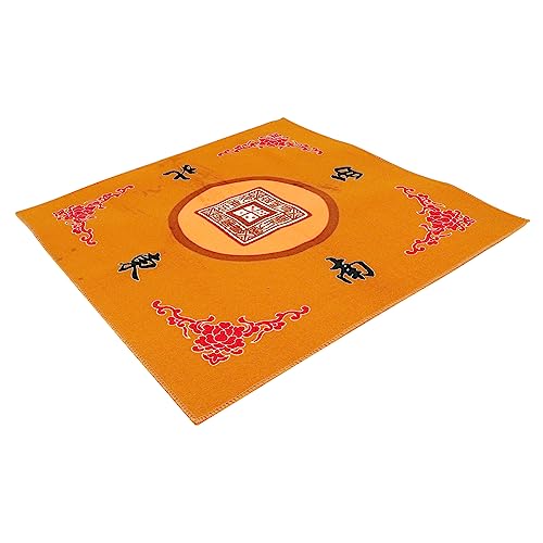 SOIMISS 1 Stück Rutsch Tischdecke für Mahjong und Poker Quadratische Spielunterlage Geräuschreduzierend Leicht und Tragbar für Brettspiele und Kartenspiele Gelb SOIMISS 1 Stück Rutsch Tischdecke für Mahjong und Poker Quadratische Spielunterlage Geräuschreduzierend Leicht und Tragbar für Brettspiele und Kartenspiele Gelb von SOIMISS