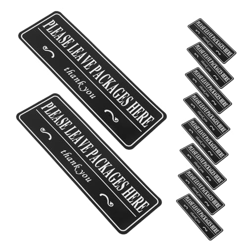 SOIMISS 10 Blätter Und Aufkleber Mit Aufbewahrungsetiketten Paketschild Für Zuhause Paketabwurfschild Selbstklebendes Vinyl Pakettürschild Schild „Lieferungen Hier“ Vinyl SOIMISS 10 Blätter Und Aufkleber Mit Aufbewahrungsetiketten Paketschild Für Zuhause Paketabwurfschild Selbstklebendes Vinyl Pakettürschild Schild „Lieferungen Hier“ Vinyl von SOIMISS