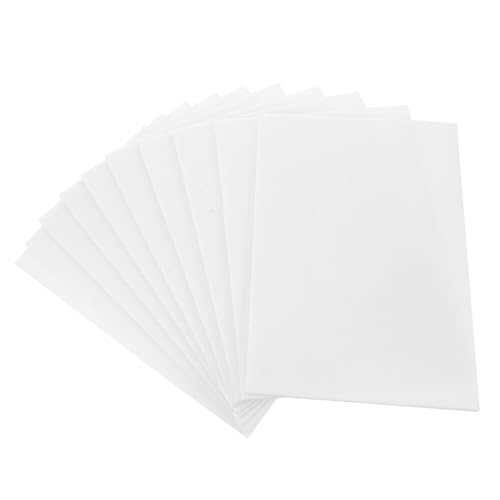SOIMISS 10 Blatt Blätter Blasgeformtes Brett Dünn Zeichnung Wiederverwendbar Planke Drucken Basteln Bunt Herstellung Farbig Unterlage Kunst Sortiert Bastelzubehör Bastelbedarf Weiß Schaum von SOIMISS