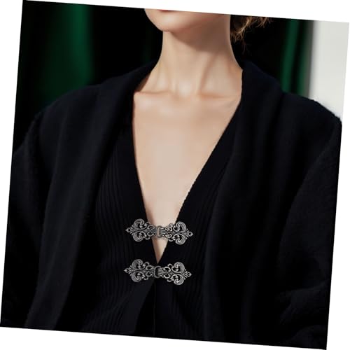 SOIMISS 10 Paare Chinesische Cheongsam Knöpfe aus Legierung Vintage Hohlmuster Verschlüsse DIY Cardigan Clips Rostfrei Umhang und Jacken Accessoires Einfach zu Befestigen SOIMISS 10 Paare Chinesische Cheongsam Knöpfe aus Legierung Vintage Hohlmuster Verschlüsse DIY Cardigan Clips Rostfrei Umhang und Jacken Accessoires Einfach zu Befestigen von SOIMISS