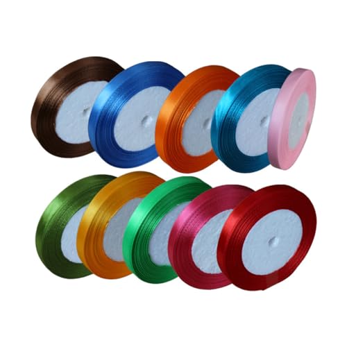 SOIMISS 10 Rollen Polyester Geschenkband Satinband Schleifenband Bänder Basteln Dekoband in Farben Rot Orange Grün Blau Gold für Geschenkverpackung Hochzeit Party Geburtstag SOIMISS 10 Rollen Polyester Geschenkband Satinband Schleifenband Bänder Basteln Dekoband in Farben Rot Orange Grün Blau Gold für Geschenkverpackung Hochzeit Party Geburtstag von SOIMISS