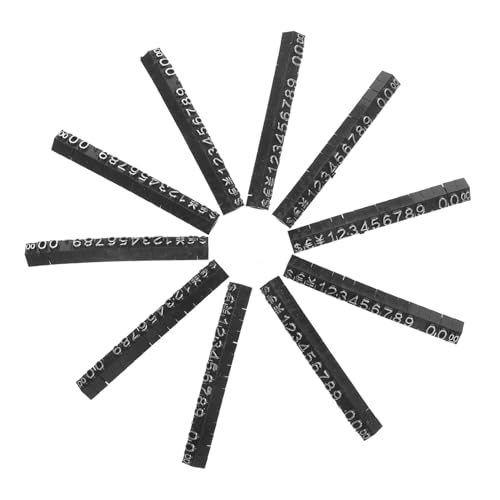 SOIMISS 10 Sätze Verstellbare Preisschilder Würfel aus Kunststoff Langlebige Preisanzeige für Schmuck Uhren Kleidung und Kleine Kunsthandwerke Klare Nummernschilder für Ladentheke und SOIMISS 10 Sätze Verstellbare Preisschilder Würfel aus Kunststoff Langlebige Preisanzeige für Schmuck Uhren Kleidung und Kleine Kunsthandwerke Klare Nummernschilder für Ladentheke und von SOIMISS