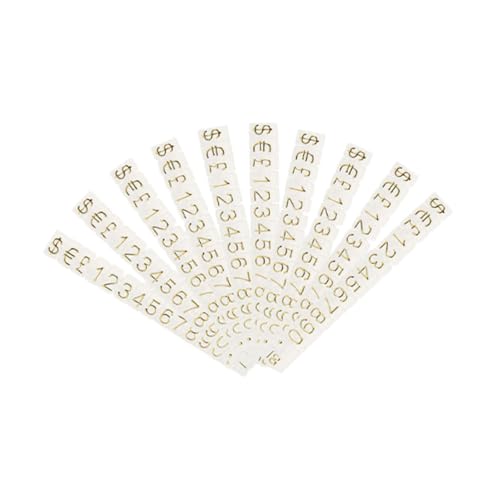 SOIMISS 10 Saiten Teiliges Preiswürfel aus Einstellbare Preisanzeige Transparenter Preisständer Flexibel Montierbar für Schmuck Einzelhandel Kleidung und Kunsthandwerk von SOIMISS