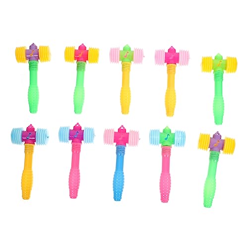 SOIMISS 10 Stück BB-Hammer für Kleinkinder Kinderspielzeughammer quietschend hämmern Party Hammer kinderhammer Mini-Hammerspielzeug Hammer Plastik von SOIMISS
