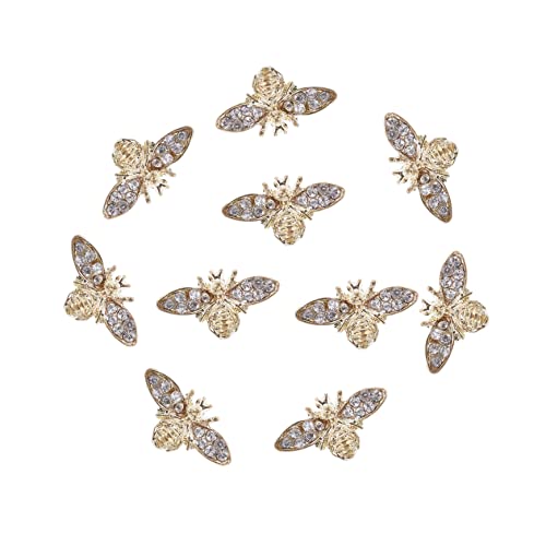 SOIMISS 10 Stück Bienen Nagelkunst Dekorationen Diy Maniküre Zubehör für Nail Art Ornamente für Persönliche und Professionelle Nutzung für Natürliche und Künstliche Nägel Einfache SOIMISS 10 Stück Bienen Nagelkunst Dekorationen Diy Maniküre Zubehör für Nail Art Ornamente für Persönliche und Professionelle Nutzung für Natürliche und Künstliche Nägel Einfache von SOIMISS