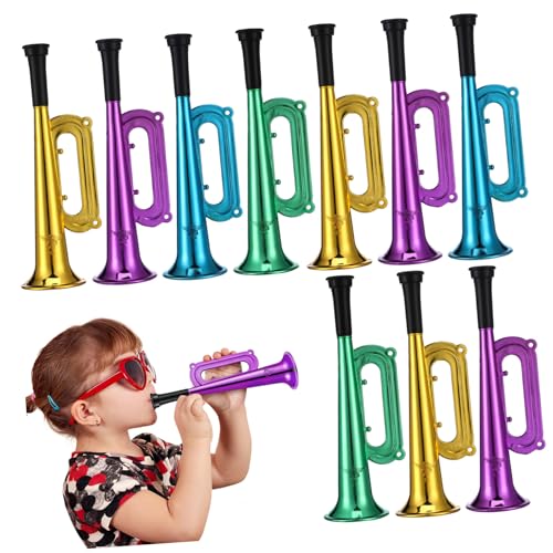 SOIMISS 10 Stück Bunte Trompeten Party Vorräte Glänzende Krachmacher Hersteller Stadionhorn Party Krachmacher Horn Spiel Krachmacher Blau Spiel Trompete SOIMISS 10 Stück Bunte Trompeten Party Vorräte Glänzende Krachmacher Hersteller Stadionhorn Party Krachmacher Horn Spiel Krachmacher Blau Spiel Trompete von SOIMISS