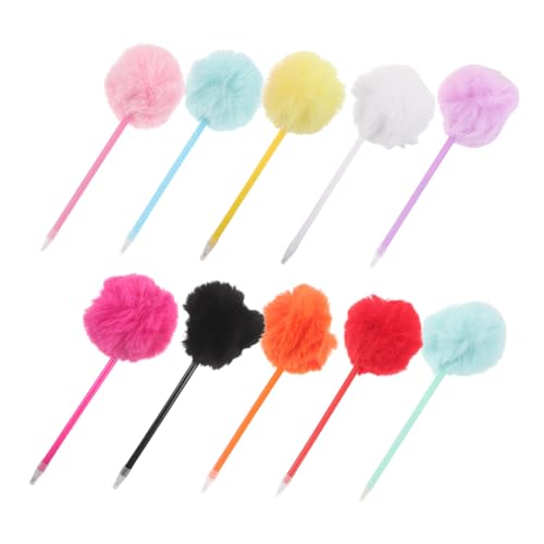 SOIMISS 10 Stück Flauschige Kugelschreiber mit Plüsch Pom Pom Bunte Kawaii Schreibstifte für Schüler Mädchen Weicher Griff Kreative Schul und Bürobedarf Niedliche Notizstifte SOIMISS 10 Stück Flauschige Kugelschreiber mit Plüsch Pom Pom Bunte Kawaii Schreibstifte für Schüler Mädchen Weicher Griff Kreative Schul und Bürobedarf Niedliche Notizstifte von SOIMISS