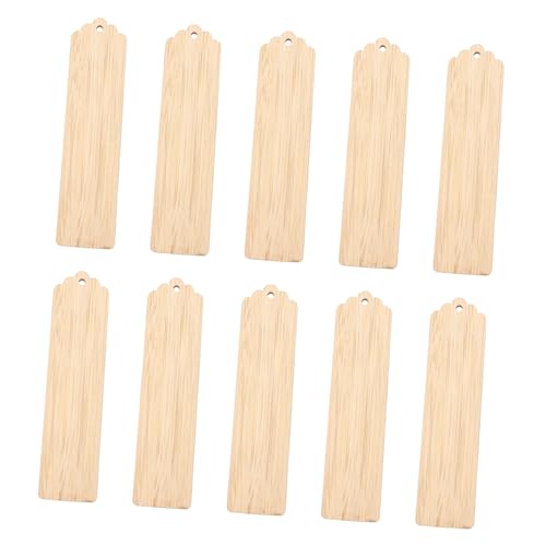SOIMISS 10 Stück Holz Lesezeichen Blanko mit Glatte Kanten Runde Ecken zum Basteln Gravieren Beschriften DIY Holztafeln für Dekoration Party Schule Personalisierbare Holzanhänger SOIMISS 10 Stück Holz Lesezeichen Blanko mit Glatte Kanten Runde Ecken zum Basteln Gravieren Beschriften DIY Holztafeln für Dekoration Party Schule Personalisierbare Holzanhänger von SOIMISS