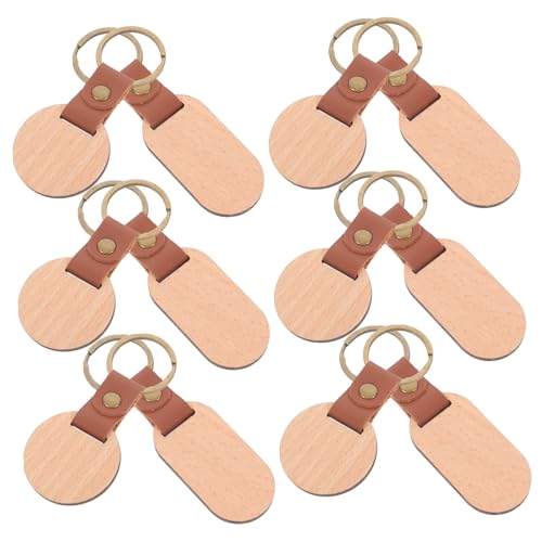 SOIMISS 10 Stück Holz Schlüsselanhänger Rohlinge aus Buchenholz DIY Blanko Schlüsselanhänger Oval Rund für Gravur und Kreative Projekte Leicht und Langlebig SOIMISS 10 Stück Holz Schlüsselanhänger Rohlinge aus Buchenholz DIY Blanko Schlüsselanhänger Oval Rund für Gravur und Kreative Projekte Leicht und Langlebig von SOIMISS