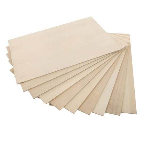 SOIMISS 10 Stück Holzplatten Unbehandelt Bastelholz für DIY Projekte zum Malen Gravieren und Gestalten von Kunstwerken Lindenholz SOIMISS 10 Stück Holzplatten Unbehandelt Bastelholz für DIY Projekte zum Malen Gravieren und Gestalten von Kunstwerken Lindenholz von SOIMISS