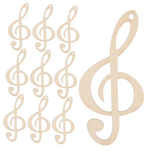 SOIMISS 10 Stück Holzscheiben Musiknoten Form Unbehandelte Holzstücke für Diy Bastelprojekte Dekoration für Hochwertige Holzmaterialien Langlebig und Praktisch SOIMISS 10 Stück Holzscheiben Musiknoten Form Unbehandelte Holzstücke für Diy Bastelprojekte Dekoration für Hochwertige Holzmaterialien Langlebig und Praktisch von SOIMISS