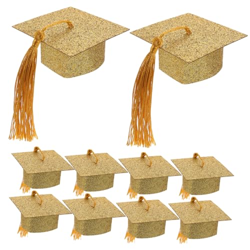 SOIMISS 10 Stück Kelchdeckel Für Abschlussdekorationen Weinflaschenaufsätze Für Abschlussfeiern Kelchgravur Abschlussdeckel Abschlussdekor Abschlussfeiergeschenke Papier Golden SOIMISS 10 Stück Kelchdeckel Für Abschlussdekorationen Weinflaschenaufsätze Für Abschlussfeiern Kelchgravur Abschlussdeckel Abschlussdekor Abschlussfeiergeschenke Papier Golden von SOIMISS