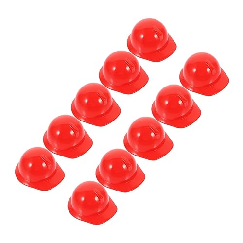SOIMISS 10 Stück Mini-Bauhut Hüte für Mädchen Hut Party Und bunt Miniaturhelm Puppenhut Zubehör DIY Zubehör kreativer Minihelm Mini-Schutzhelm aus Kunststoff Plastik rot SOIMISS 10 Stück Mini-Bauhut Hüte für Mädchen Hut Party Und bunt Miniaturhelm Puppenhut Zubehör DIY Zubehör kreativer Minihelm Mini-Schutzhelm aus Kunststoff Plastik rot von SOIMISS