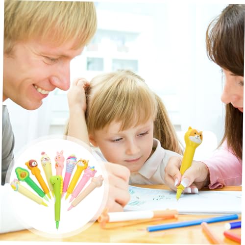 SOIMISS 10 Stück Niedliche Stress Kugelschreiber aus Geräuschloses Drücken Kreative Schreibstifte für Schüler Partygeschenke und Entspanntes Schreiben Bunte Motive SOIMISS 10 Stück Niedliche Stress Kugelschreiber aus Geräuschloses Drücken Kreative Schreibstifte für Schüler Partygeschenke und Entspanntes Schreiben Bunte Motive von SOIMISS