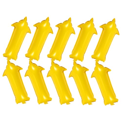 SOIMISS 10 Stück Pfeilballon Party Glücklich Geburtstagsdekorationen Ballondekoration Ballons Ornamente -Luftballons- Cartoon- -Folienballons PE-Aluminiumfolie Golden von SOIMISS