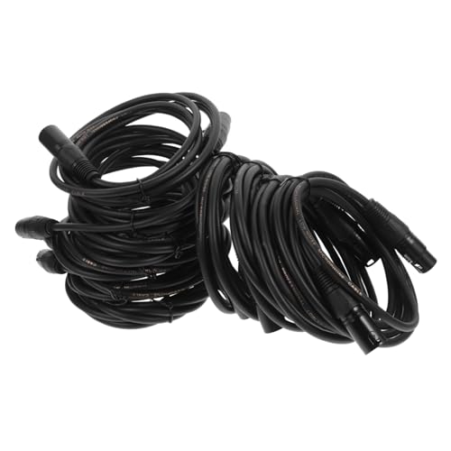 SOIMISS 10 Stück Pin Dmx Signalkabel für Bühnenlicht Par Light Moving Head Light Dj Equipment Flexibel Robust Schwarz von SOIMISS