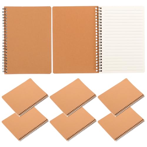 SOIMISS 10 Stück Spiralnotizbuch Leeres Tagebuch für Notizen Skizzen und Memos Hochwertiges Kraftpapier für Planung und Organisation von SOIMISS