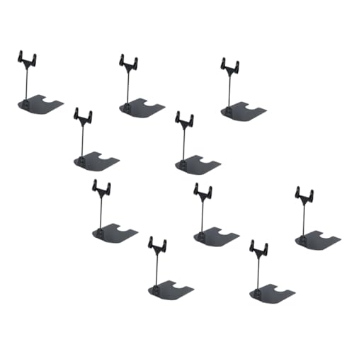 SOIMISS 10 Stück Supermarkt-preisschild-clip Shop -labelhalter Stand Tag-display-halter Anzeige Etikettenständer Schilderständer Für Den Schreibtisch Preis Stehen Werbeclip Schwarz Überzug von SOIMISS