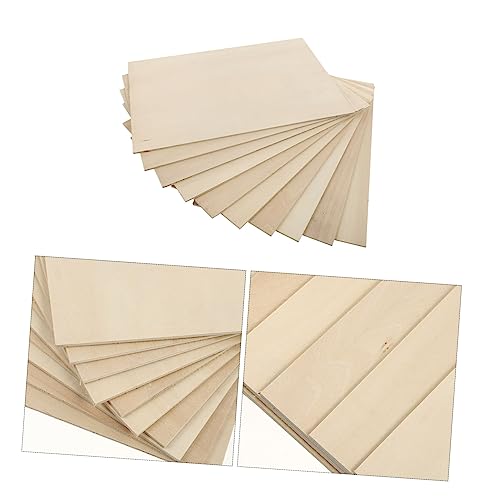 SOIMISS 10 Stück Teiliges Basswood Sperrholz Glatte Oberfläche Robuste DIY Holzplatten für Pyrographie Modellbau Basteln für Künstler Schüler und Hobbyhandwerker SOIMISS 10 Stück Teiliges Basswood Sperrholz Glatte Oberfläche Robuste DIY Holzplatten für Pyrographie Modellbau Basteln für Künstler Schüler und Hobbyhandwerker von SOIMISS