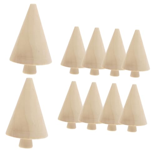 SOIMISS 10 Stück Teiliges Bemalbare Holz Deko Kleine Bäume für DIY Basteln Naturbelassene Miniatur Baumfiguren für und Festdekoration Kreative Holzdeko für Garten und Partygestaltung SOIMISS 10 Stück Teiliges Bemalbare Holz Deko Kleine Bäume für DIY Basteln Naturbelassene Miniatur Baumfiguren für und Festdekoration Kreative Holzdeko für Garten und Partygestaltung von SOIMISS