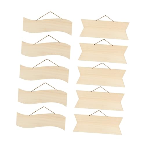 SOIMISS 10 Stück Teiliges Blanke Holzschilder zum Aufhängen Unbehandelte Hölzerne Wanddekoration mit Glatter Oberfläche DIY Holztafeln für Kreative Bastelprojekte Vielseitig für Türen SOIMISS 10 Stück Teiliges Blanke Holzschilder zum Aufhängen Unbehandelte Hölzerne Wanddekoration mit Glatter Oberfläche DIY Holztafeln für Kreative Bastelprojekte Vielseitig für Türen von SOIMISS