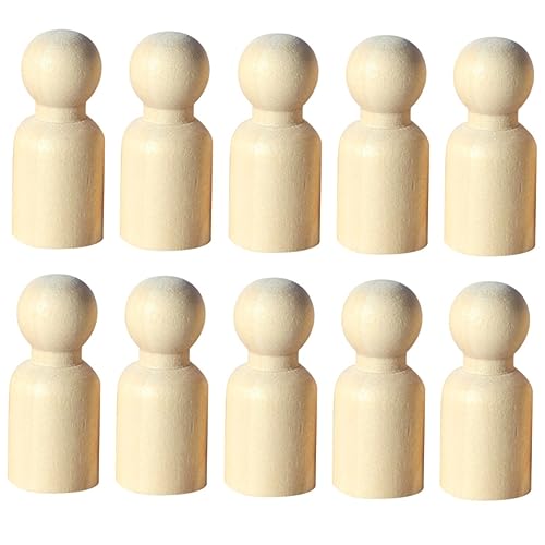 SOIMISS 10 Stück Teiliges DIY Holzpuppen Blanko Mini Holzfiguren zum Bemalen Handgefertigte Naturbelassene Bastelpuppen für Kreativität und Handwerksprojekte SOIMISS 10 Stück Teiliges DIY Holzpuppen Blanko Mini Holzfiguren zum Bemalen Handgefertigte Naturbelassene Bastelpuppen für Kreativität und Handwerksprojekte von SOIMISS