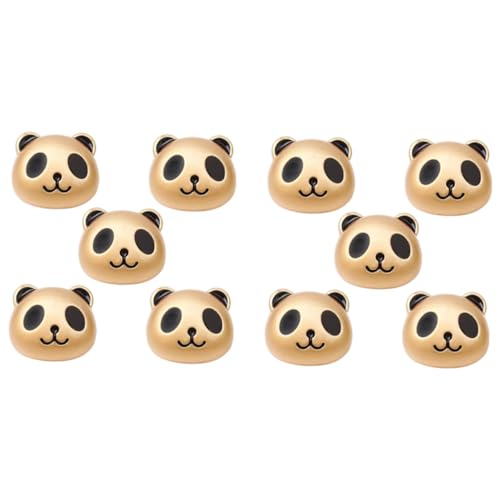 SOIMISS 10 Stück Teiliges DIY Schmuckperlen für Haarschmuck Panda Design Vielseitige Bastelperlen für Armbänder und Mehr für Kreative Projekte von SOIMISS