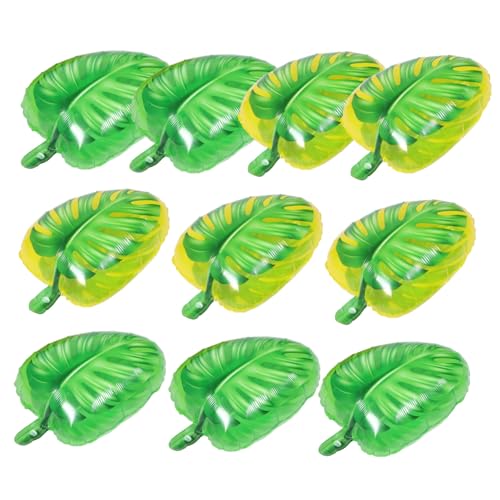 SOIMISS 10 Stück Teiliges Hawaii Party Luftballon Gelbe und Grüne Monstera Form Reißfest Einfach Aufzublasen Tropische Deko für Outdoor Sommerparty und Fotorequisiten SOIMISS 10 Stück Teiliges Hawaii Party Luftballon Gelbe und Grüne Monstera Form Reißfest Einfach Aufzublasen Tropische Deko für Outdoor Sommerparty und Fotorequisiten von SOIMISS