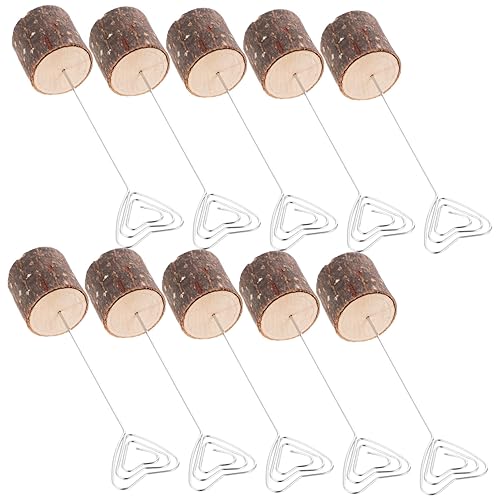 SOIMISS 10 Stück Teiliges Holz Fotohalter mit Stabilem Sockel Vielseitige Memo und Kartenhalter für Tischdekoration Namenskarten Fotos und Notizen Rustikale Tischkartenhalter für Hochzeit SOIMISS 10 Stück Teiliges Holz Fotohalter mit Stabilem Sockel Vielseitige Memo und Kartenhalter für Tischdekoration Namenskarten Fotos und Notizen Rustikale Tischkartenhalter für Hochzeit von SOIMISS
