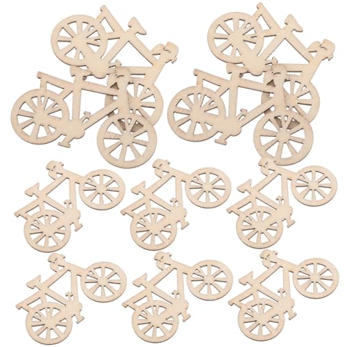 SOIMISS 10 Stück Teiliges Holz bike ausschnitte zum Basteln Unvollendete Naturholzscheiben für DIY Dekoration Bemalbar Kinderfreundlich Langlebig für Kreative Handwerksprojekte und von SOIMISS