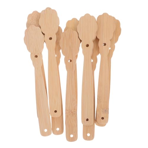 SOIMISS 10 Stück Teiliges Holzstiele für Chinesische Fächer Langlebige Bambusgriffe für Diy Runde Handfächer Vielseitig Einsetzbar für Hochzeit Bühne Reisen Elegantes Vintage Design von SOIMISS