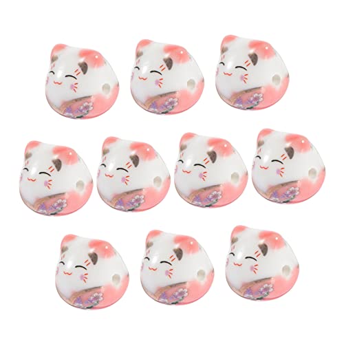 SOIMISS 10 Stück Teiliges Keramikperlen mit Niedlichen Winkekatzen Motiven DIY Spacer Beads für Handgefertigten Schmuck Leicht Kompakt für Katzenliebhaber und Kreative Bastelprojekte SOIMISS 10 Stück Teiliges Keramikperlen mit Niedlichen Winkekatzen Motiven DIY Spacer Beads für Handgefertigten Schmuck Leicht Kompakt für Katzenliebhaber und Kreative Bastelprojekte von SOIMISS