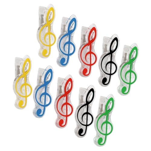 SOIMISS 10 Stück Teiliges Musiknoten Clip Robuste Leichte Klammern für Musikbücher Multifunktionale Notenhalter als Musik und Papierhalter Farblich Sortiert Schwarz Rot Gelb Blau Grün SOIMISS 10 Stück Teiliges Musiknoten Clip Robuste Leichte Klammern für Musikbücher Multifunktionale Notenhalter als Musik und Papierhalter Farblich Sortiert Schwarz Rot Gelb Blau Grün von SOIMISS