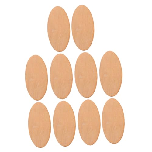 SOIMISS 10 Stück Teiliges Ovale Holzornamente aus Naturbelassenem Holz Blanke DIY holzscheiben für Kreative Bastelprojekte und Individuelle Dekorationen Leicht zu Bemalen Gravieren SOIMISS 10 Stück Teiliges Ovale Holzornamente aus Naturbelassenem Holz Blanke DIY holzscheiben für Kreative Bastelprojekte und Individuelle Dekorationen Leicht zu Bemalen Gravieren von SOIMISS